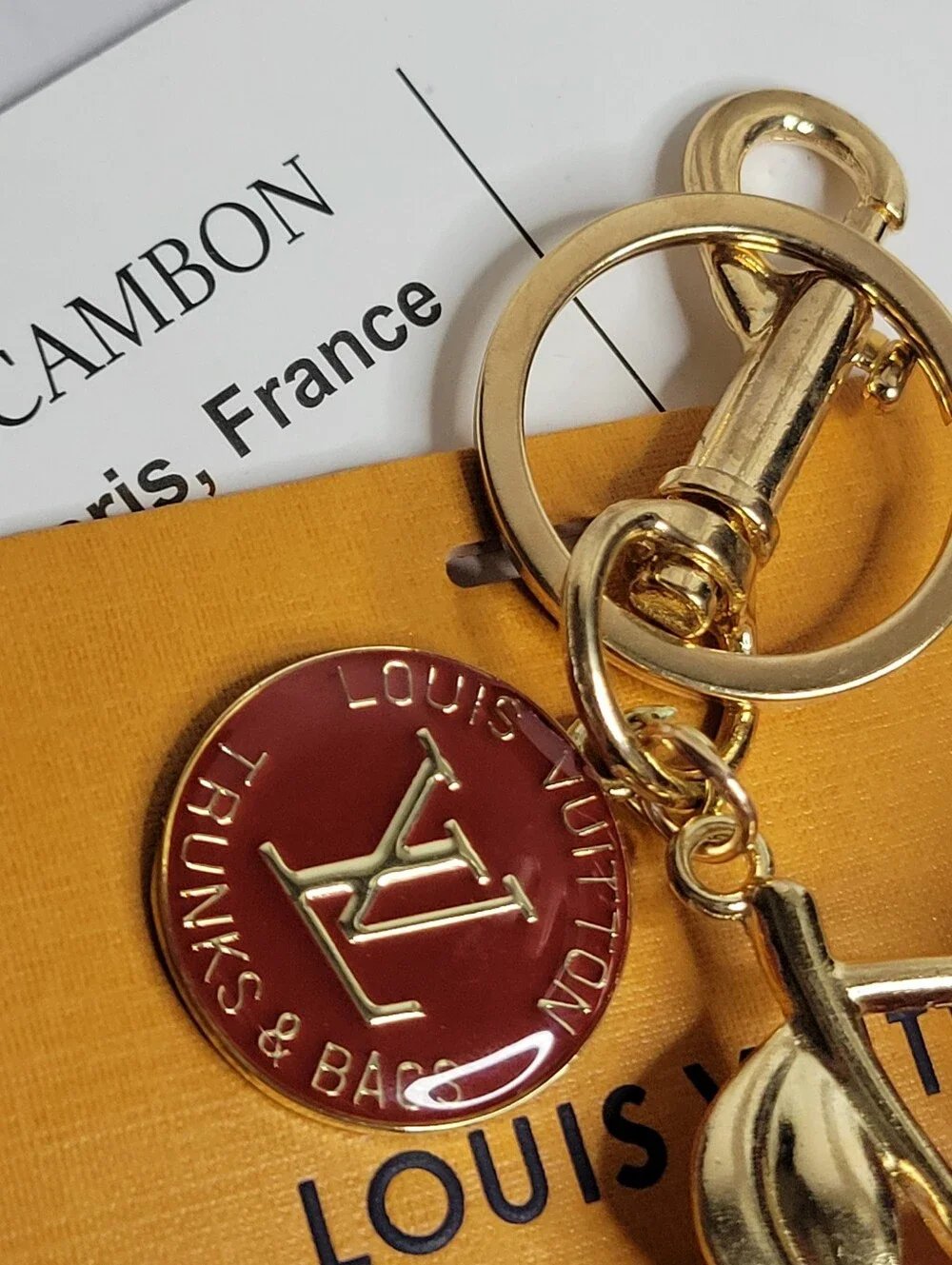 Louis Vuitton Trunks & Bags, Cherry Key Chain/Bag Charm